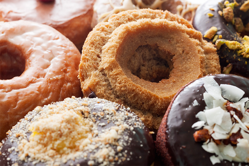 photo of donuts